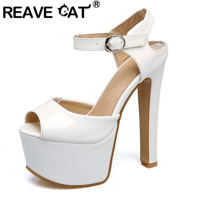 Leopard Print Heels - REAVE CAT Fashion Women Sandals Peep