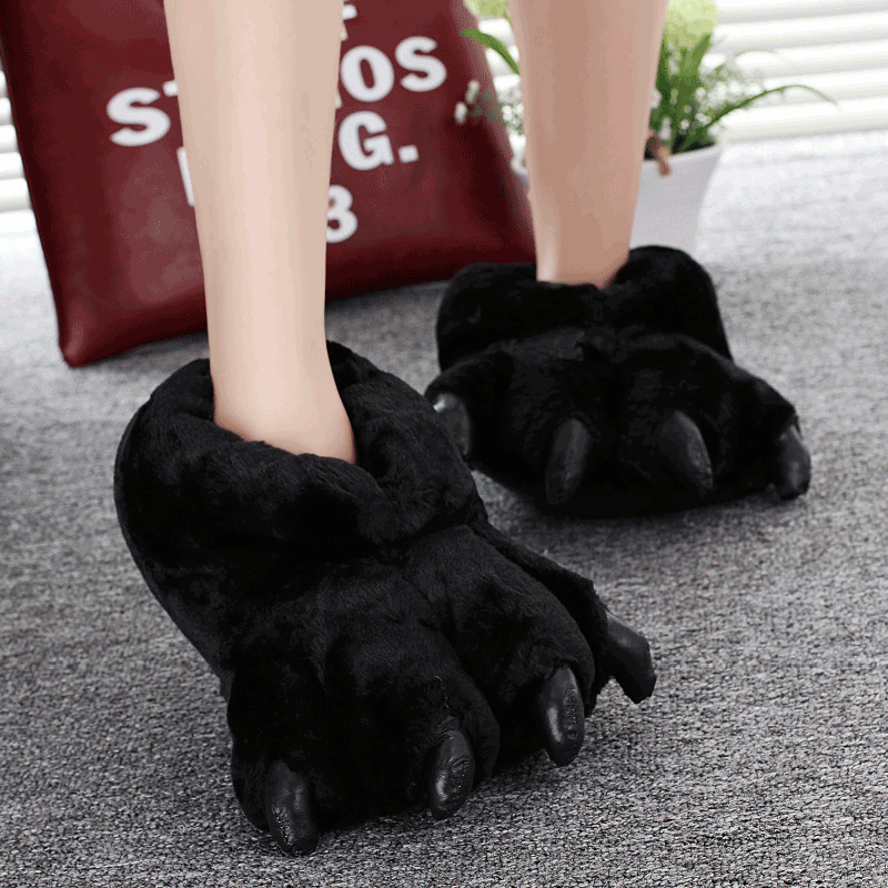 Women'S Shoes To Men'S - Size 35-43 Black Animal Paw Shoes