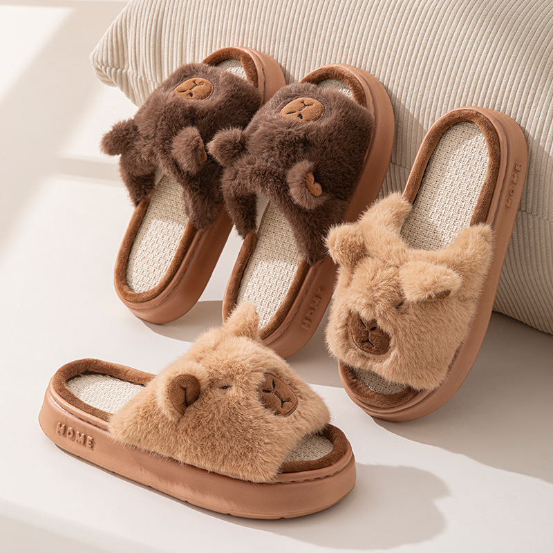 Loafer Flat Women - Hemp Cartoon Women's Slippers Home Flats