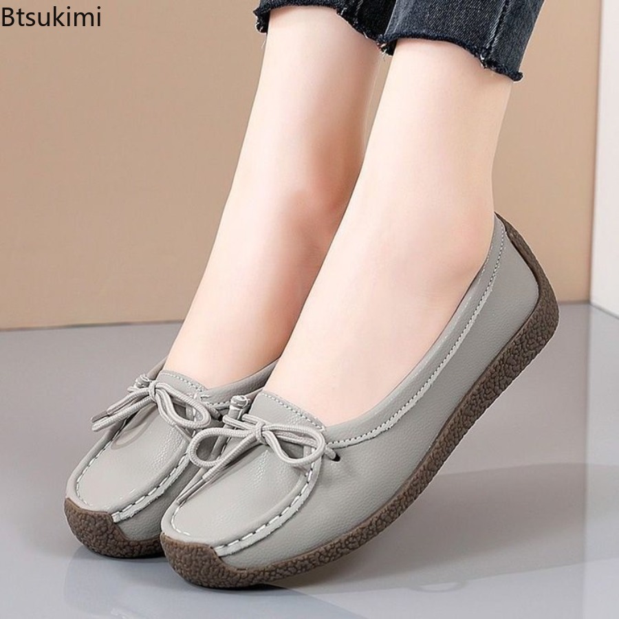 Women Shoes Wedges - 2026 New Mom Shoes Comfortable Cow