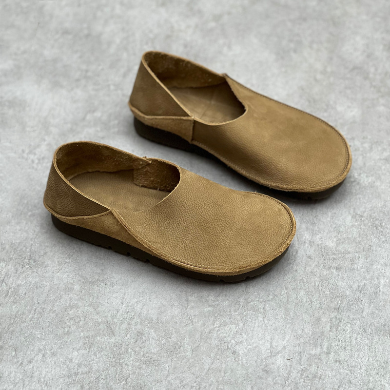 Women's 2 Ways Wear Genuine Le - Loafer Flat Women recension och pris