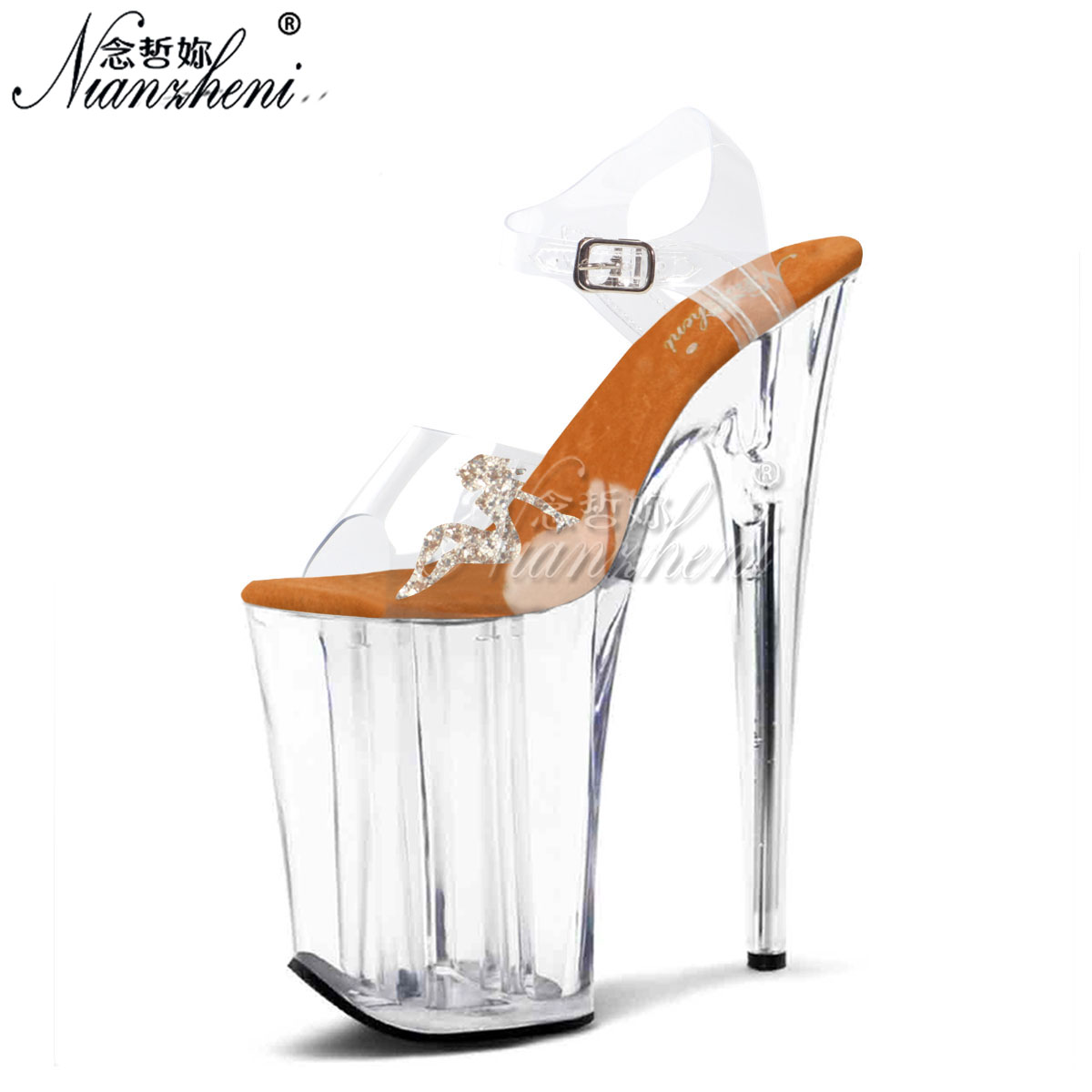 Women 23cm Stiletto Heels 9 In - Leopard Print Heels recension och pris