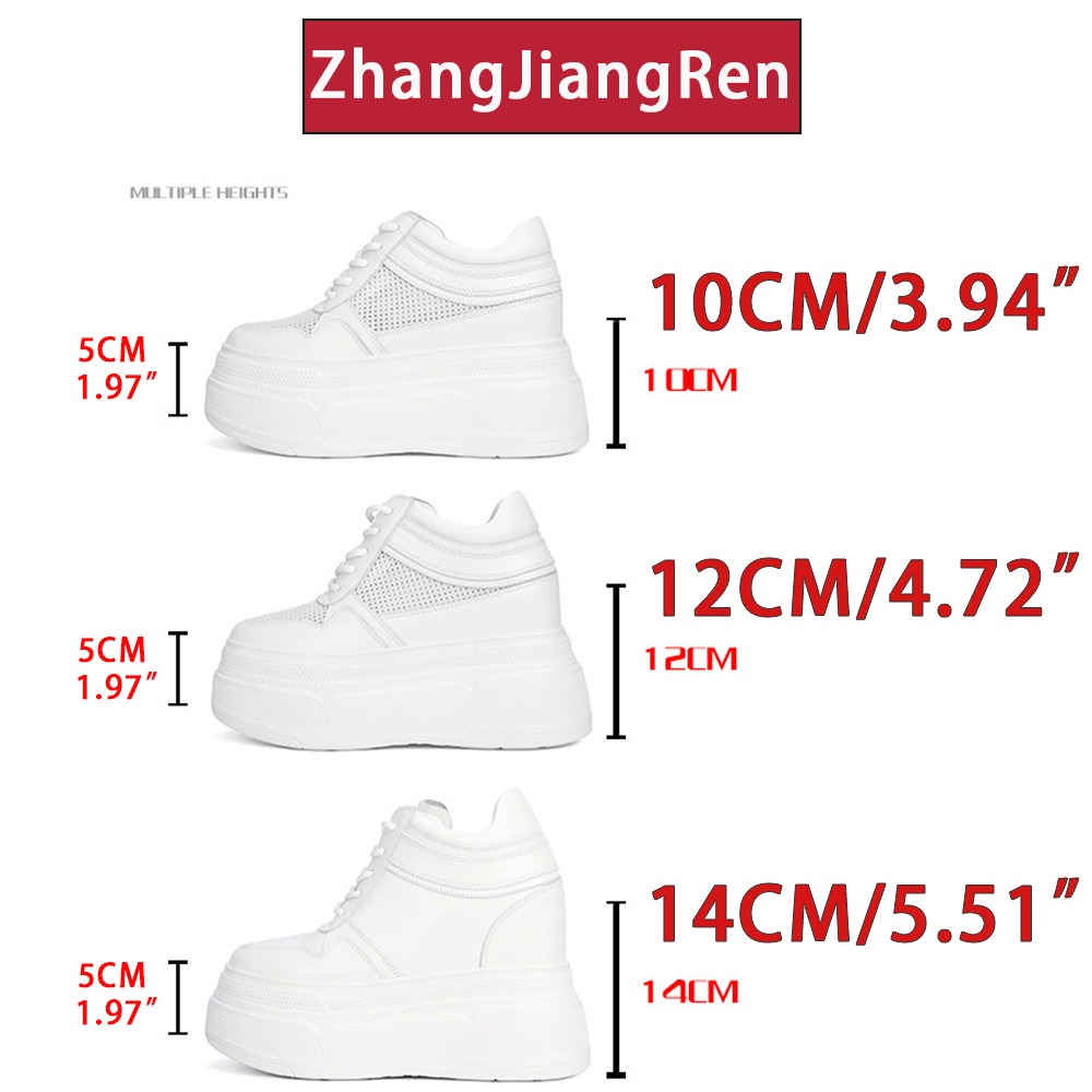 ZJR 10-14cm Chunky Sneakers Wo - Mesh Sneaker Women recension och pris