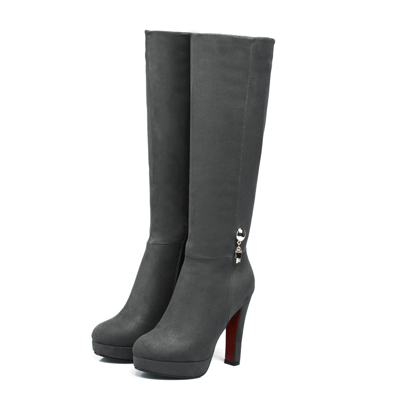 Faux Suede Nubuck Leather Burg - Women'S Shoes Burgundy recension och pris