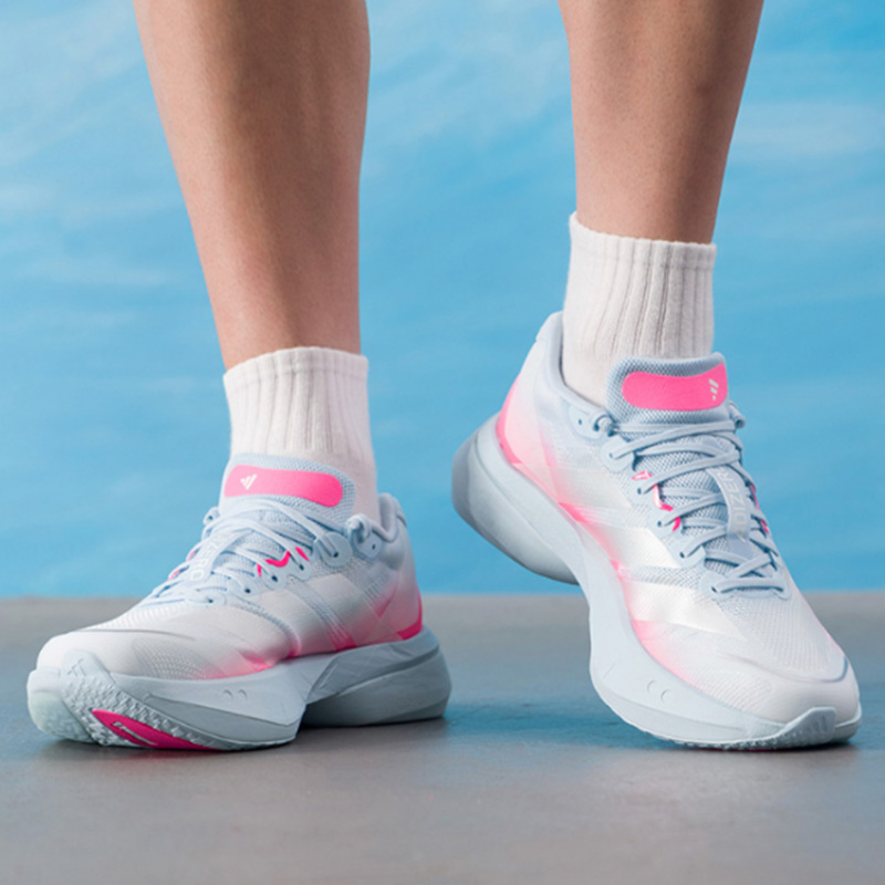 New Adidas Pink White Blue Run - Women'S Shoes Pink Adidas recension och pris