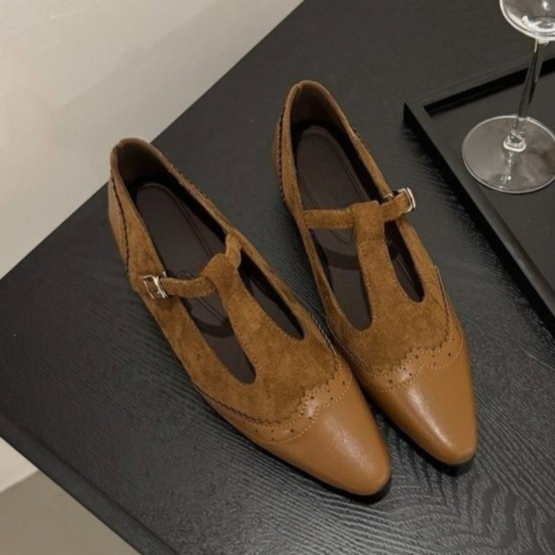 One Buckle Strap Low Heel Sing - Women'S Shoes Non Slip recension och pris