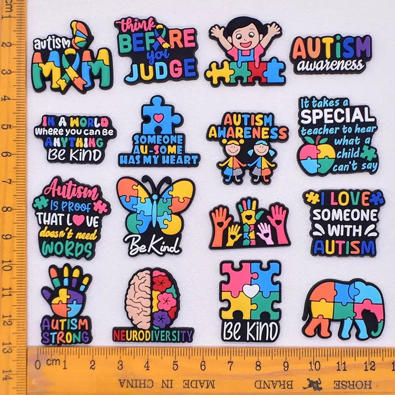 16-100pcs Be Kind Autism Shoe  - Women Shoes Kinds recension och pris