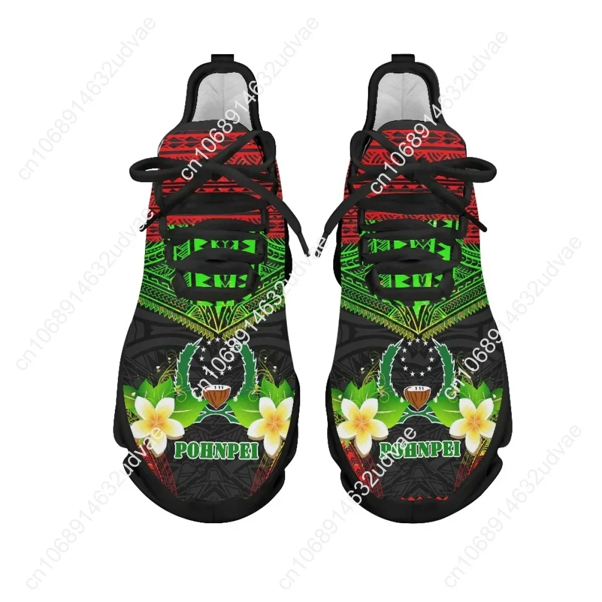 Polynesian Pohnpei Plumeria De - Mesh Sneaker Women recension och pris