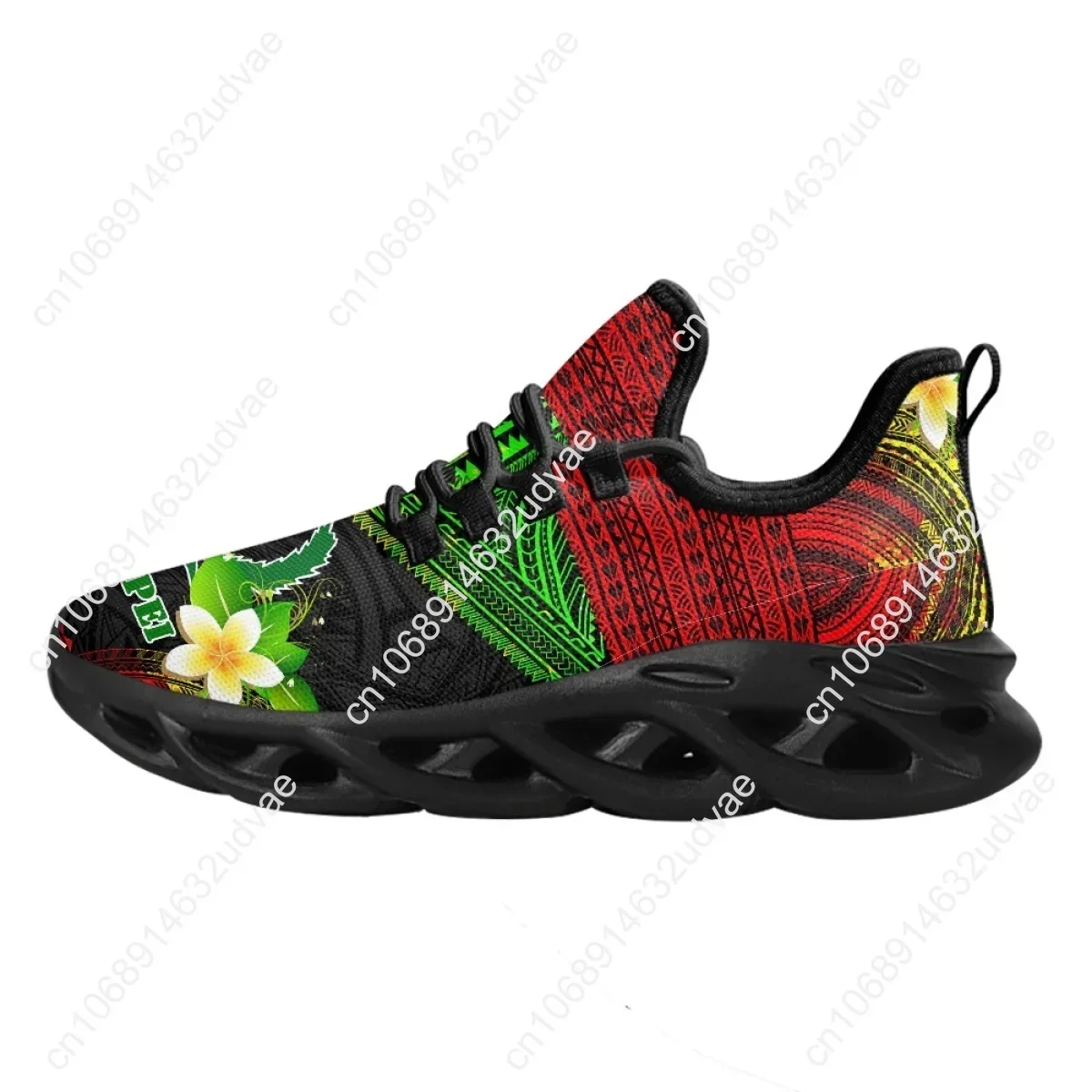 Polynesian Pohnpei Plumeria De - Mesh Sneaker Women recension och pris