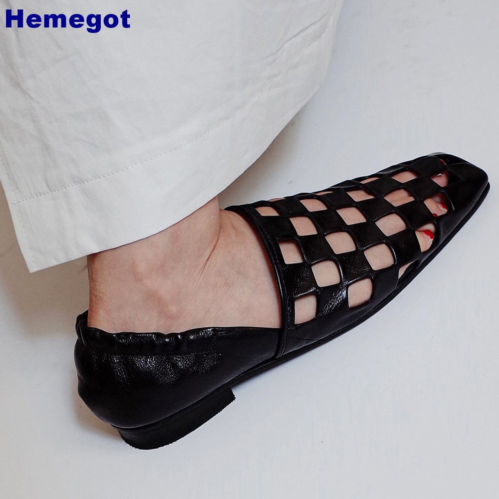 Women Black Caged Flat Sandals - Women Shoes Sandals recension och pris