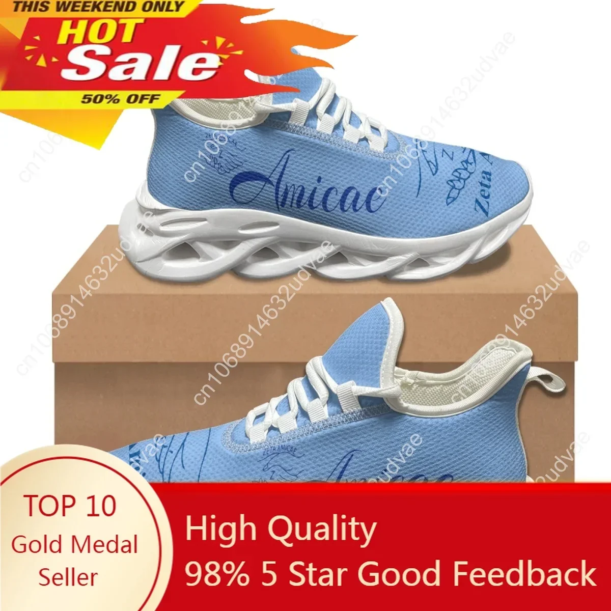 Zeta Amicae New Trend 3D Print - Mesh Sneaker Women recension och pris
