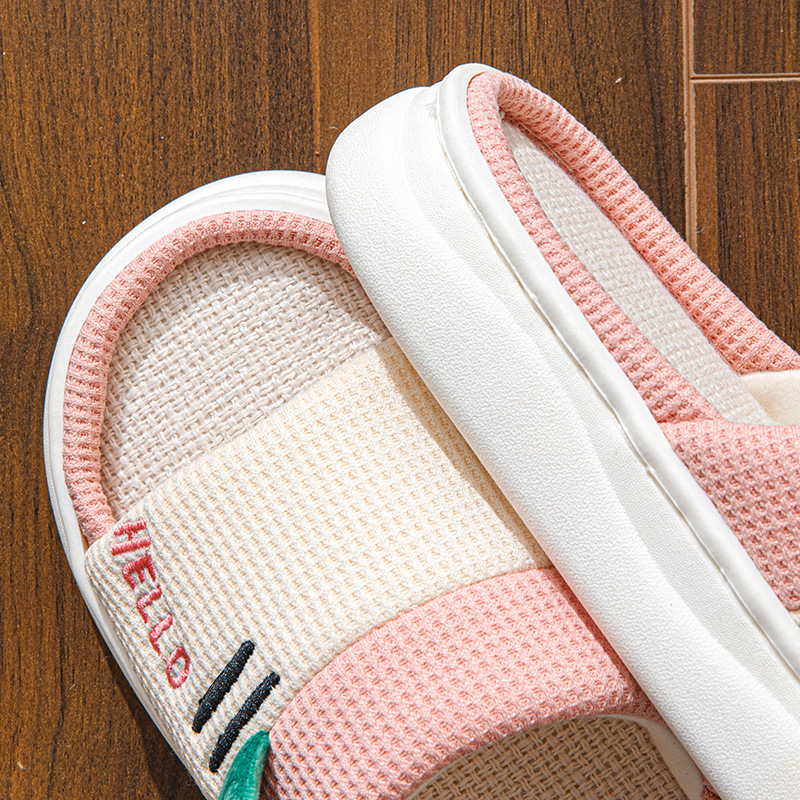 New Style Linen Slippers for W - Women'S Shoes Non Slip recension och pris