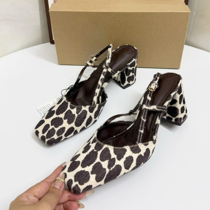 Women Vintage Leopard Print Sl - Leopard Print Heels recension och pris