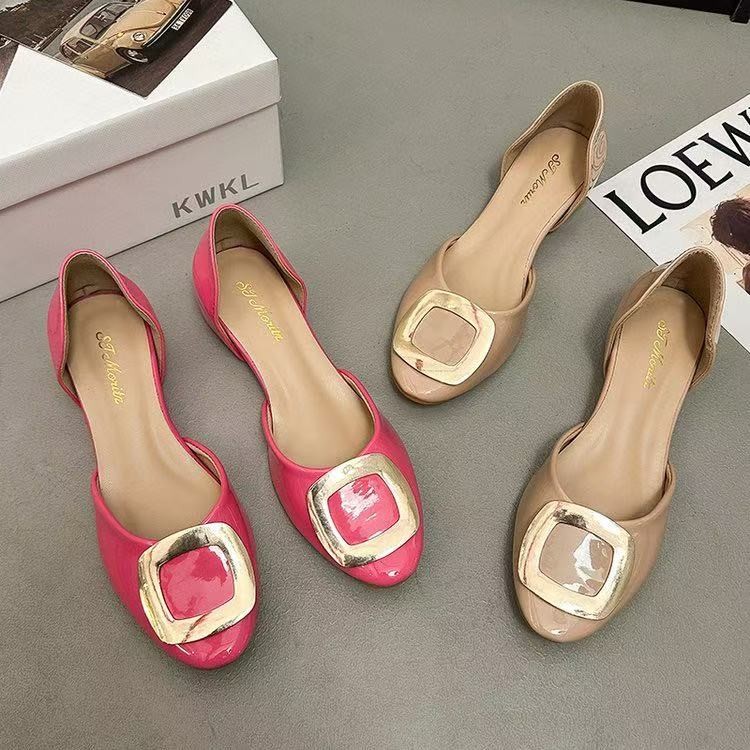 Fashion Square Buckle Hollow F - Women Shoes Sandals recension och pris