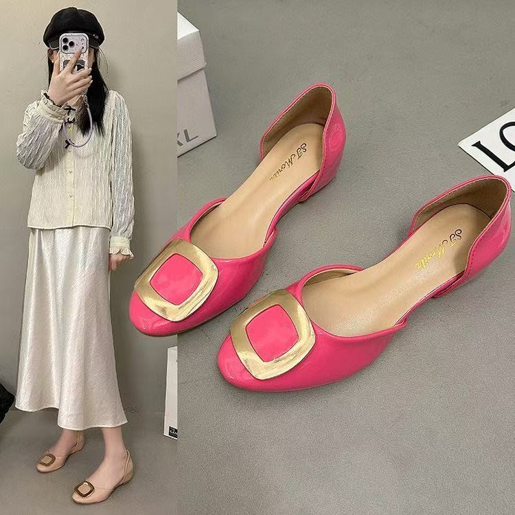 Fashion Square Buckle Hollow F - Women Shoes Sandals recension och pris