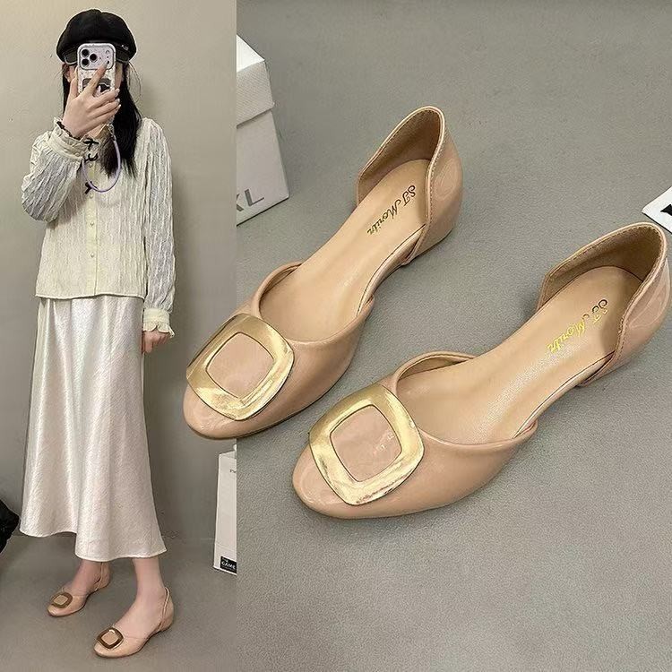 Fashion Square Buckle Hollow F - Women Shoes Sandals recension och pris