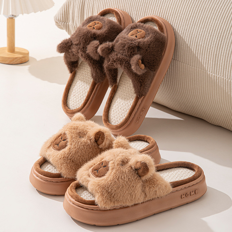 Hemp Cartoon Women's Slippers  - Loafer Flat Women recension och pris