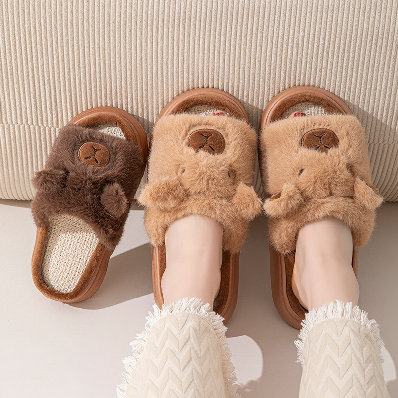 Hemp Cartoon Women's Slippers  - Loafer Flat Women recension och pris