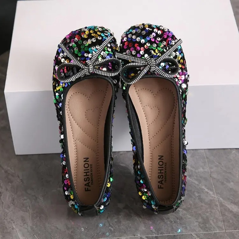 Spring New Round Toe Bowtie Fe - Women Shoes Japanese Brand recension och pris