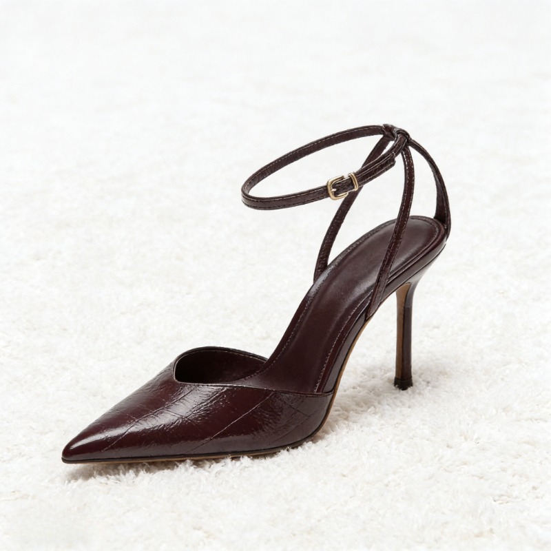 Designer Burgundy Red Ankle St - Women'S Shoes Burgundy recension och pris