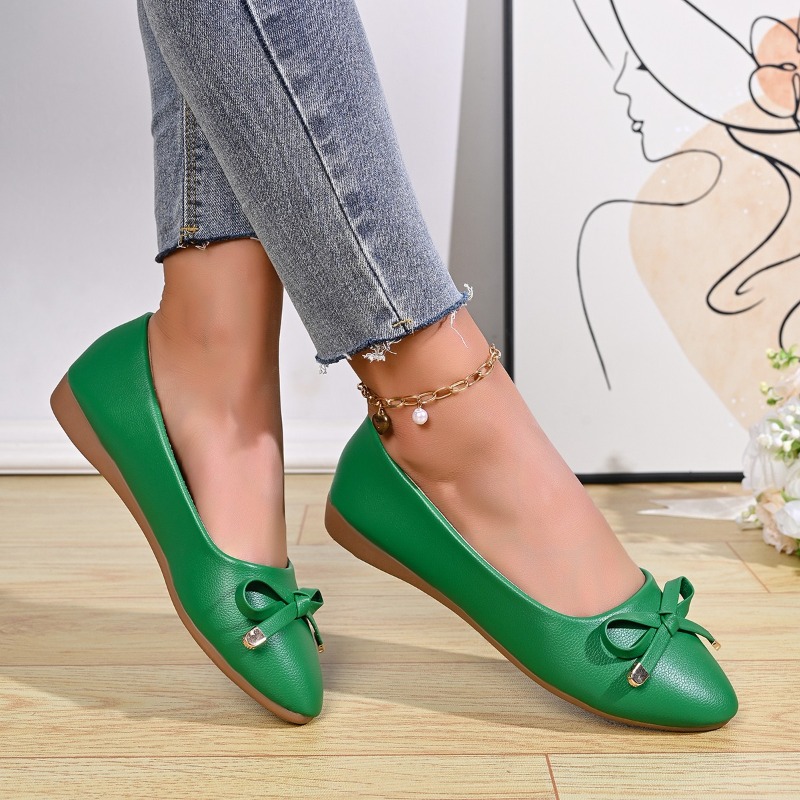 Bow Shallow Mouth Soft Sole Co - Women Shoes Wedges recension och pris