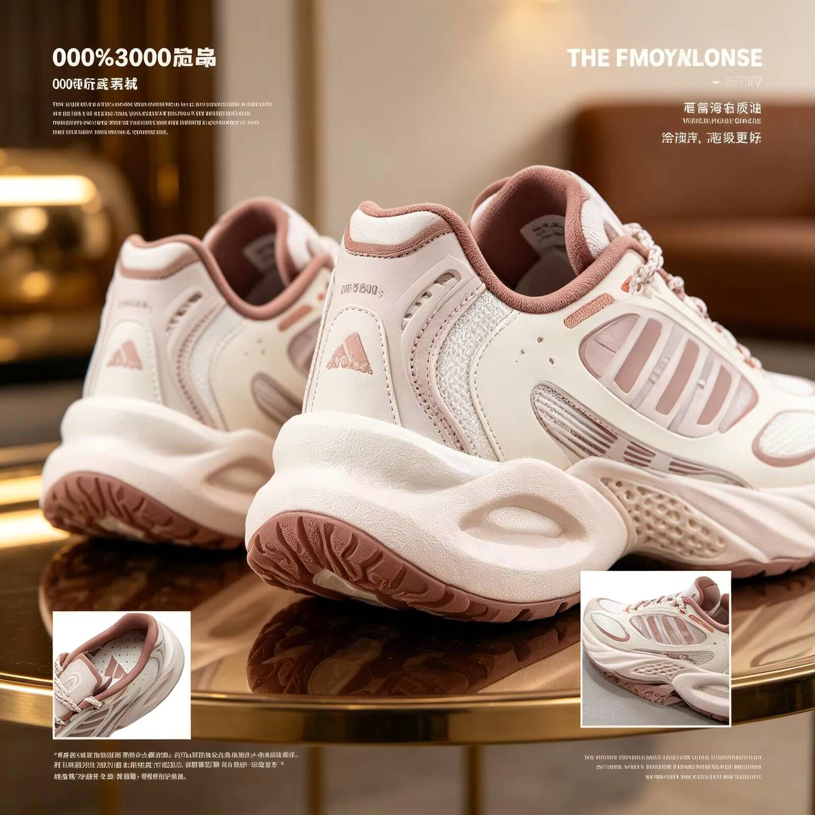 New Adidas Women Beige Pink Ho - Women'S Shoes Pink Adidas recension och pris