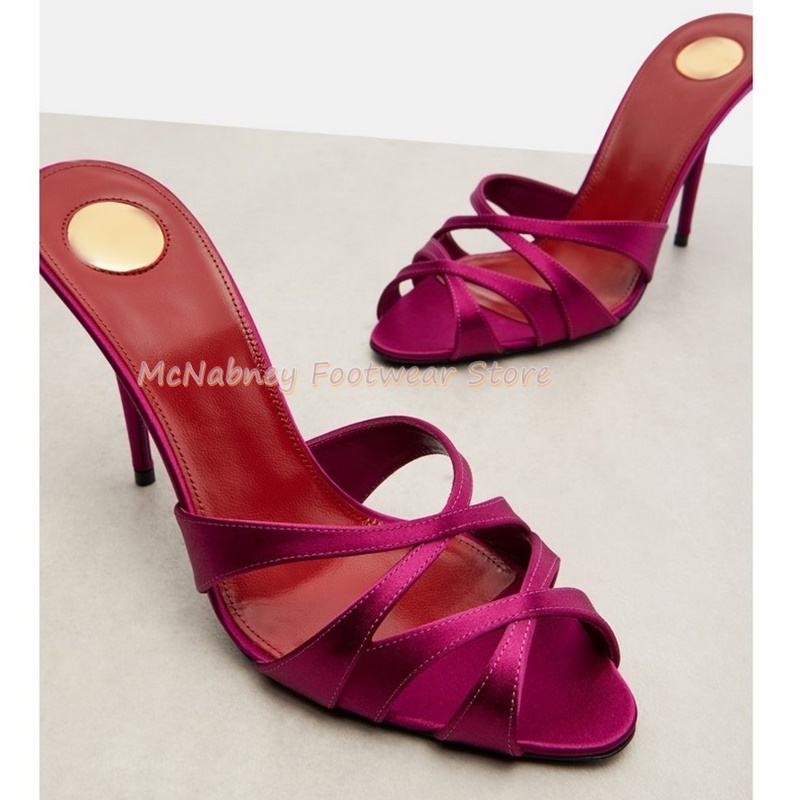 Pointed Stilettos Satin Fabric - Women'S Shoes Clogs recension och pris