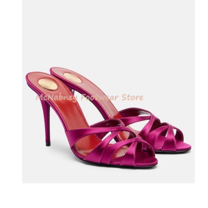 Pointed Stilettos Satin Fabric - Women'S Shoes Clogs recension och pris